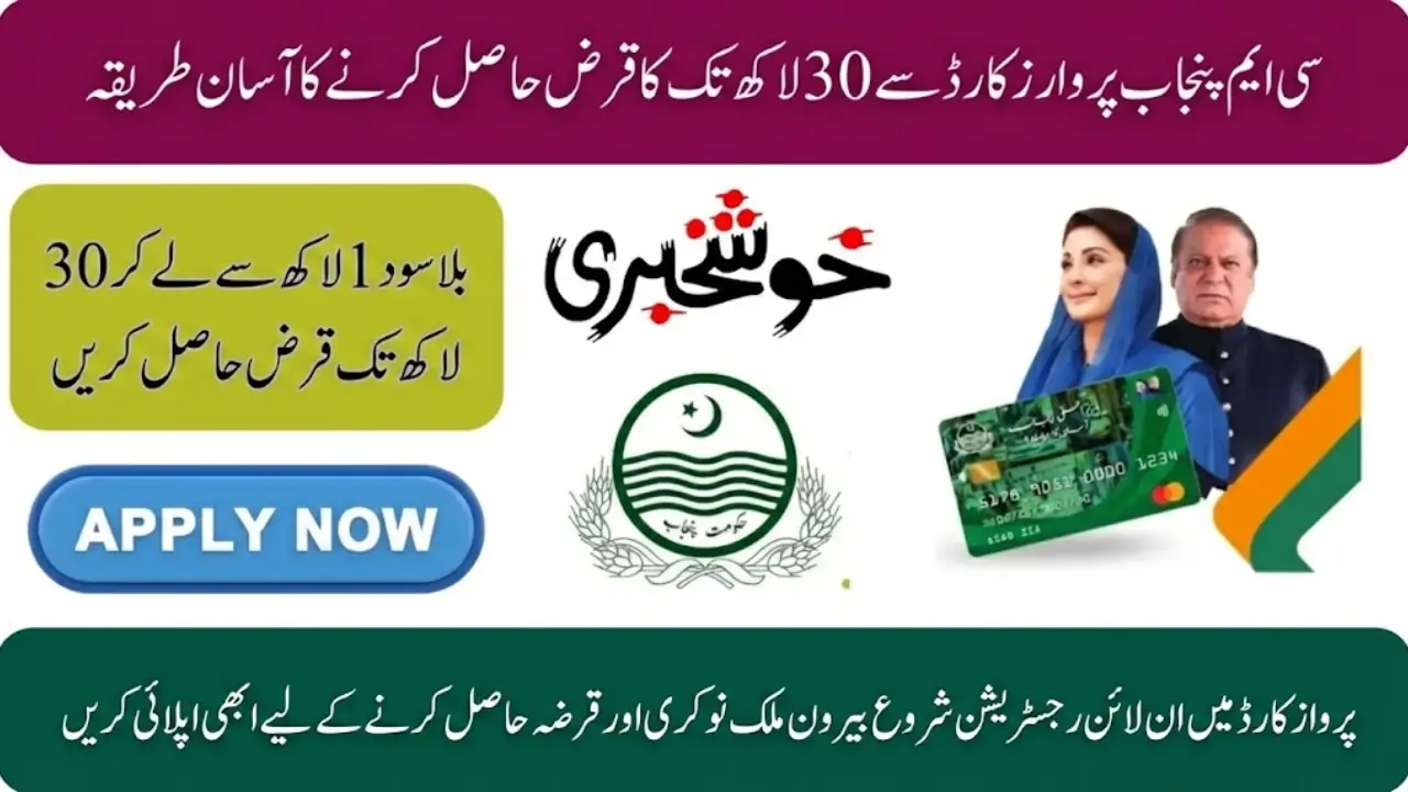 CM Punjab Parwaz Card Started For Business Loan - Apply Now